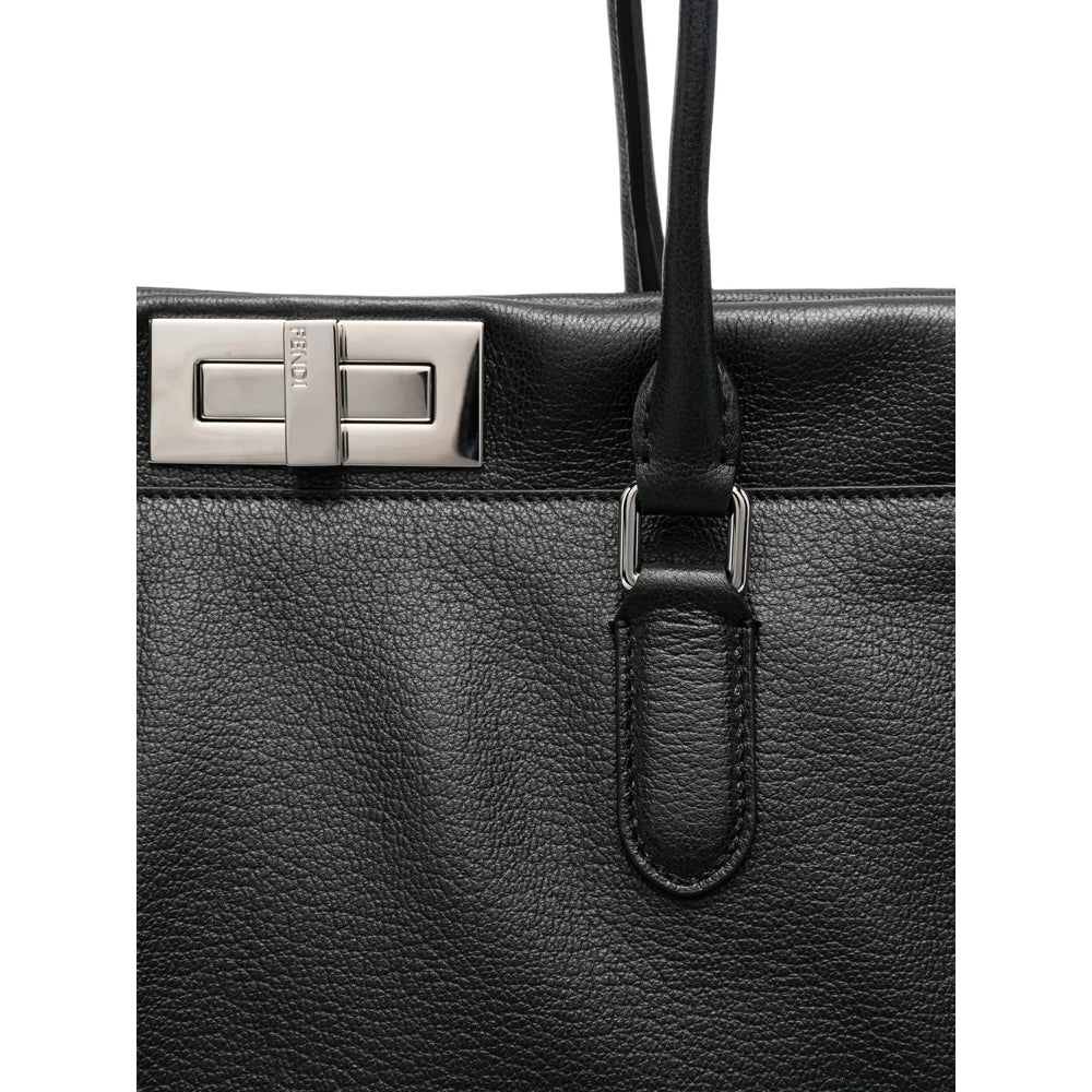 Fendi Black Tote Bags Men FENDI