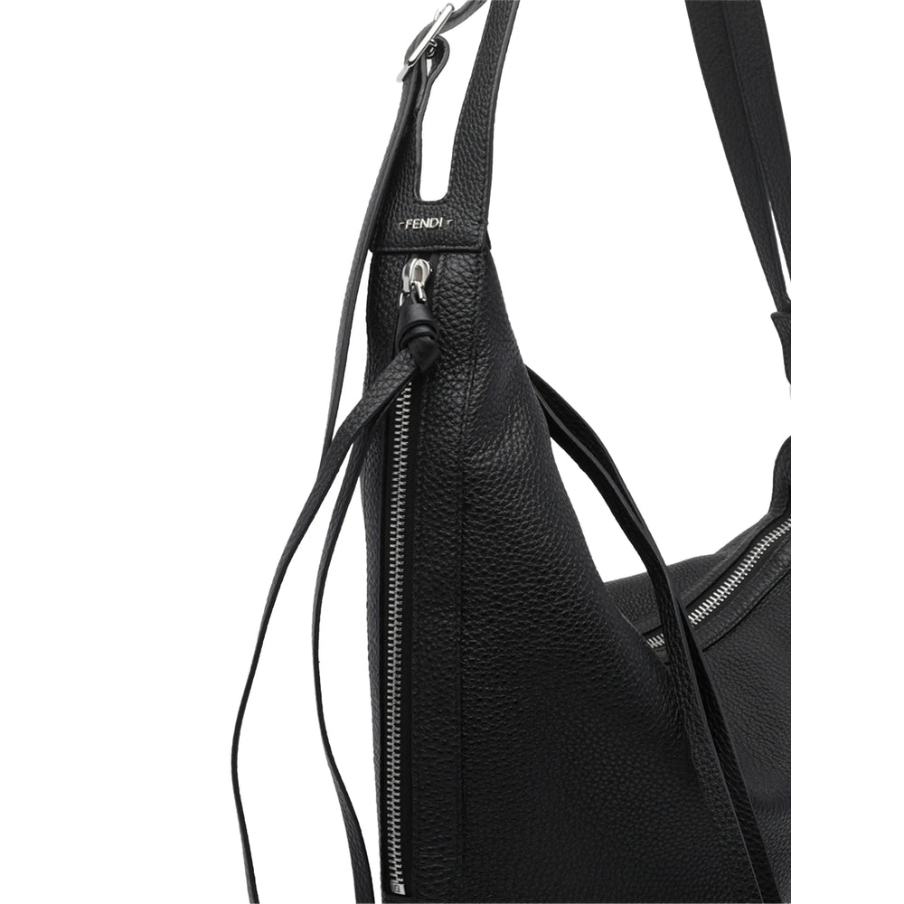 Fendi Black Shoulder Bags Men FENDI
