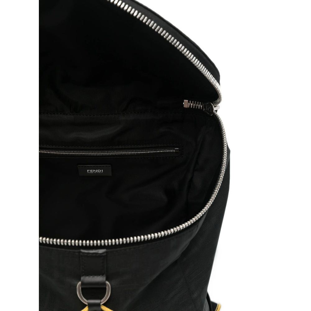 Fendi Black Backpacks Men FENDI