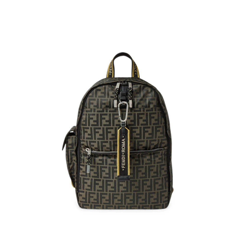 Fendi Brown Backpacks Men FENDI