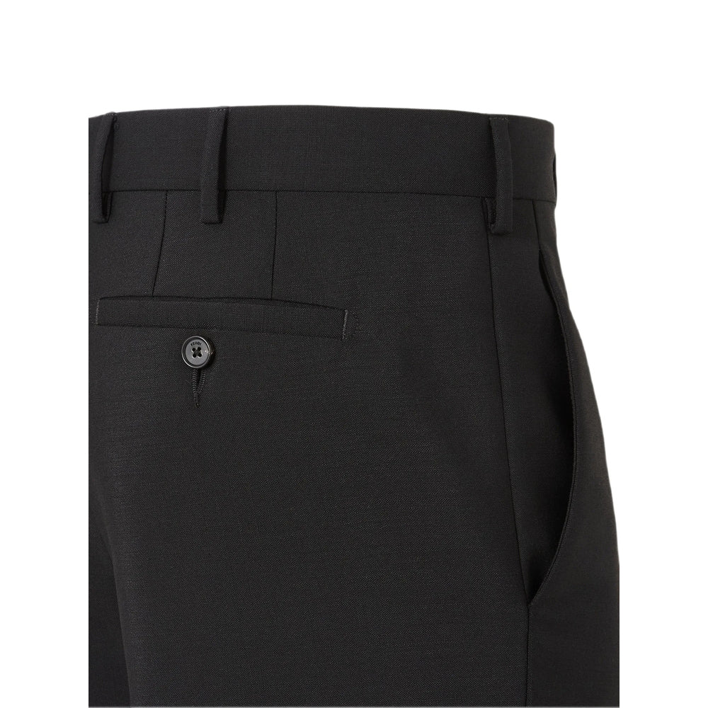 Fendi Black Trousers - Tailored Trousers Men FENDI