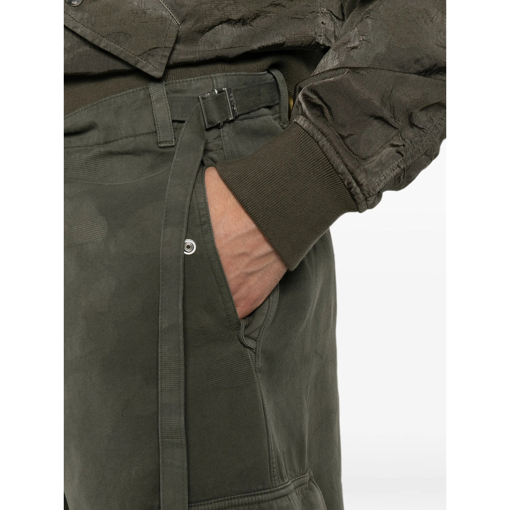 Fendi Green Trousers - Regular & Straight-Leg Trousers Men FENDI