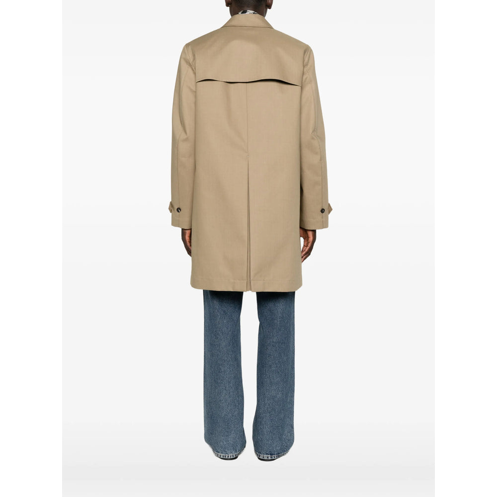 Fendi Neutrals Coats - Trench Coats Men FENDI
