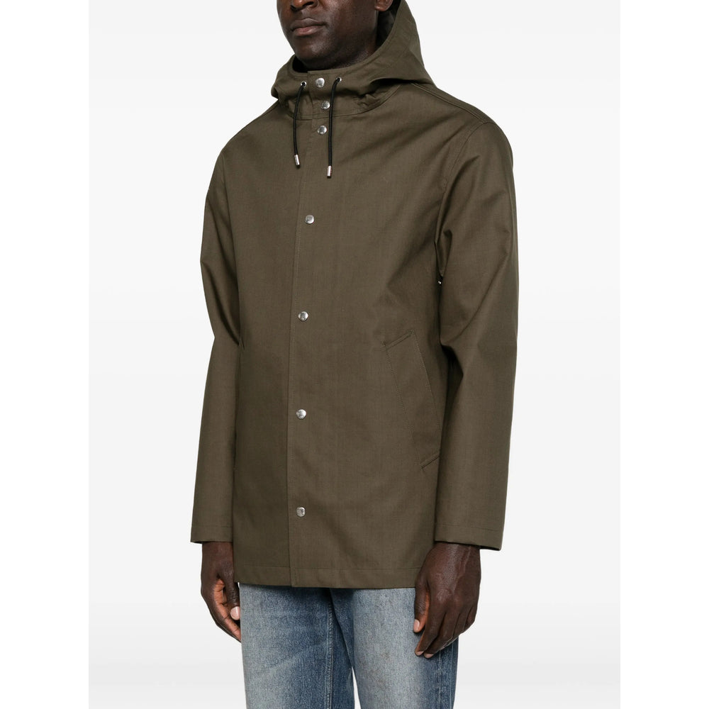 Fendi Green Coats - Parkas Men FENDI