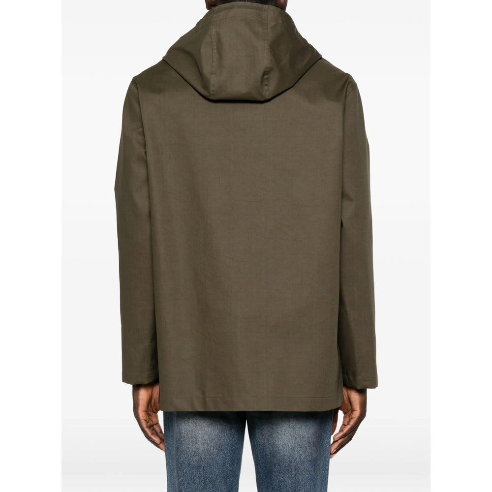 Fendi Green Coats - Parkas Men FENDI
