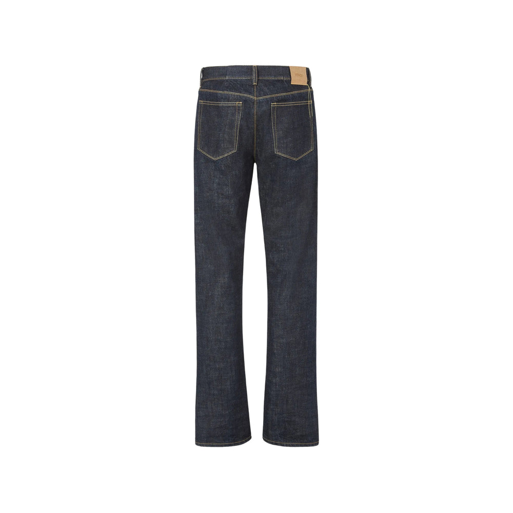 Fendi Blue Trousers - Regular & Straight-Leg Trousers Men FENDI