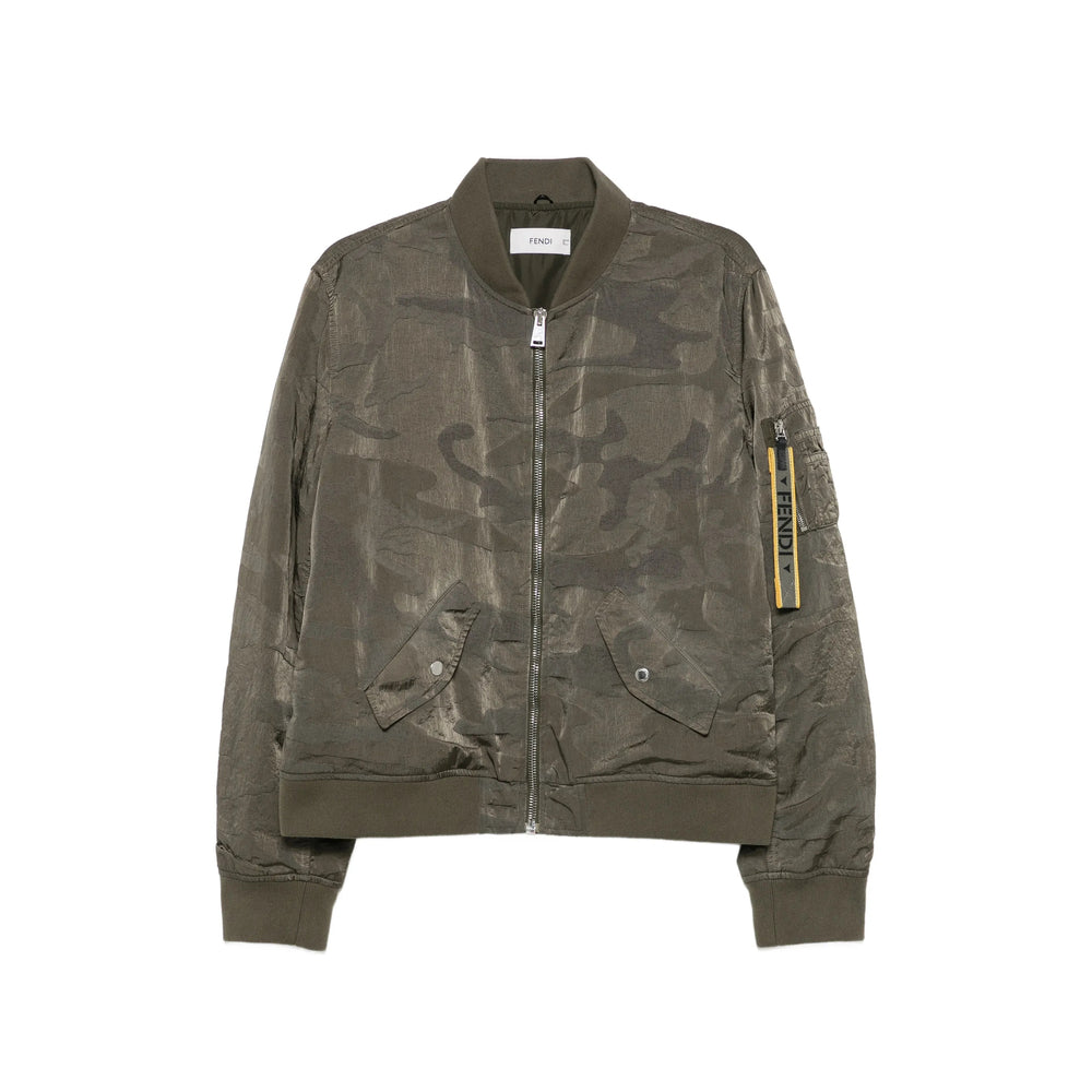 Fendi Green Jackets - Bomber Jackets Men FENDI
