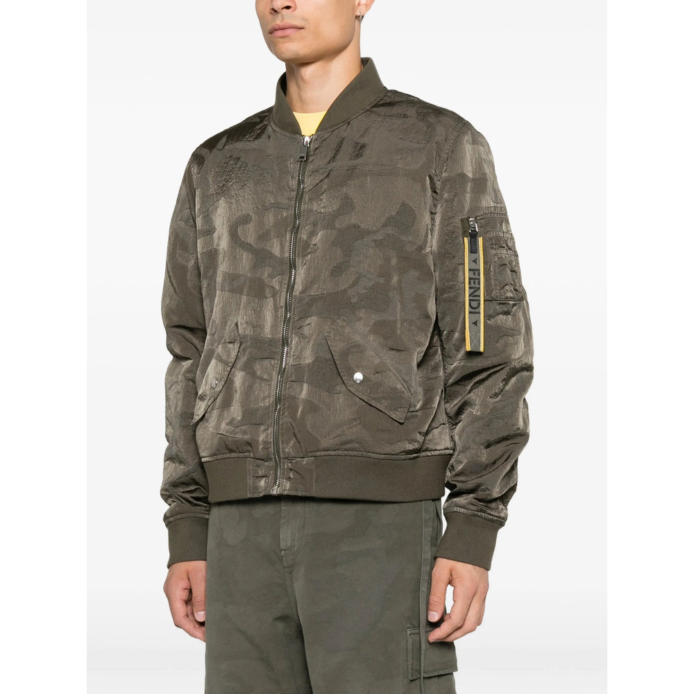 Fendi Green Jackets - Bomber Jackets Men FENDI