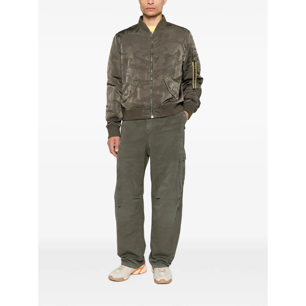 Fendi Green Jackets - Bomber Jackets Men FENDI