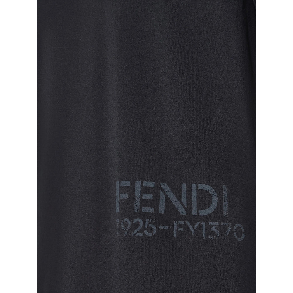 Fendi Black T-Shirts & Vests - T-Shirts Men FENDI