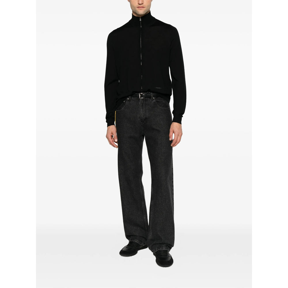 Fendi Black Sweaters & Knitwear - Cardigans Men FENDI