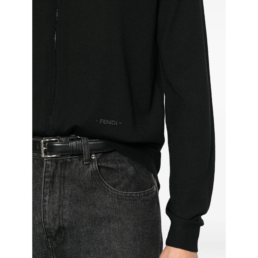 Fendi Black Sweaters & Knitwear - Cardigans Men FENDI