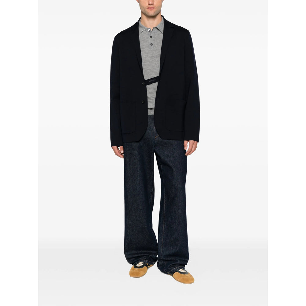 Fendi Blue Jackets - Blazers Men FENDI