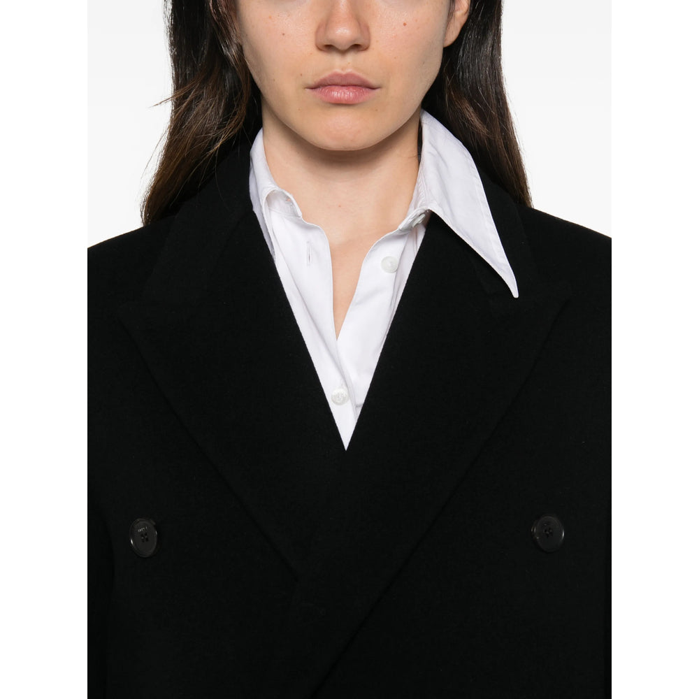 Fendi Black Coats - Double Breasted & Peacoats Women FENDI
