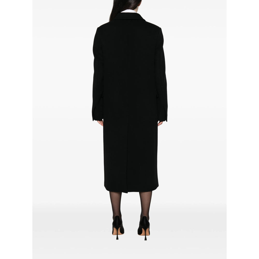 Fendi Black Coats - Double Breasted & Peacoats Women FENDI
