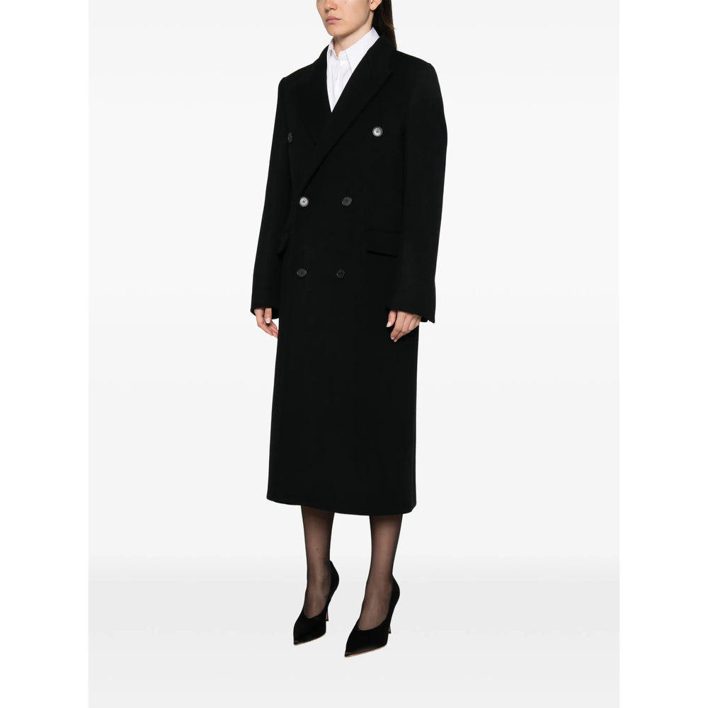Fendi Black Coats - Double Breasted & Peacoats Women FENDI