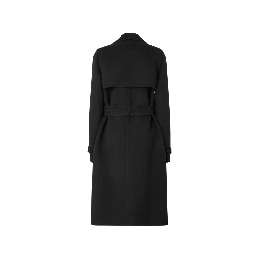Fendi Black Coats - Double Breasted & Peacoats Women FENDI