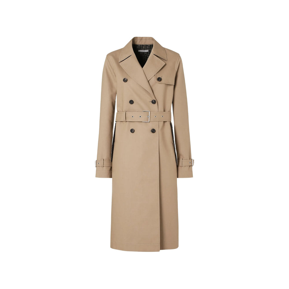 Fendi Neutrals Coats - Trench & Raincoats Women FENDI