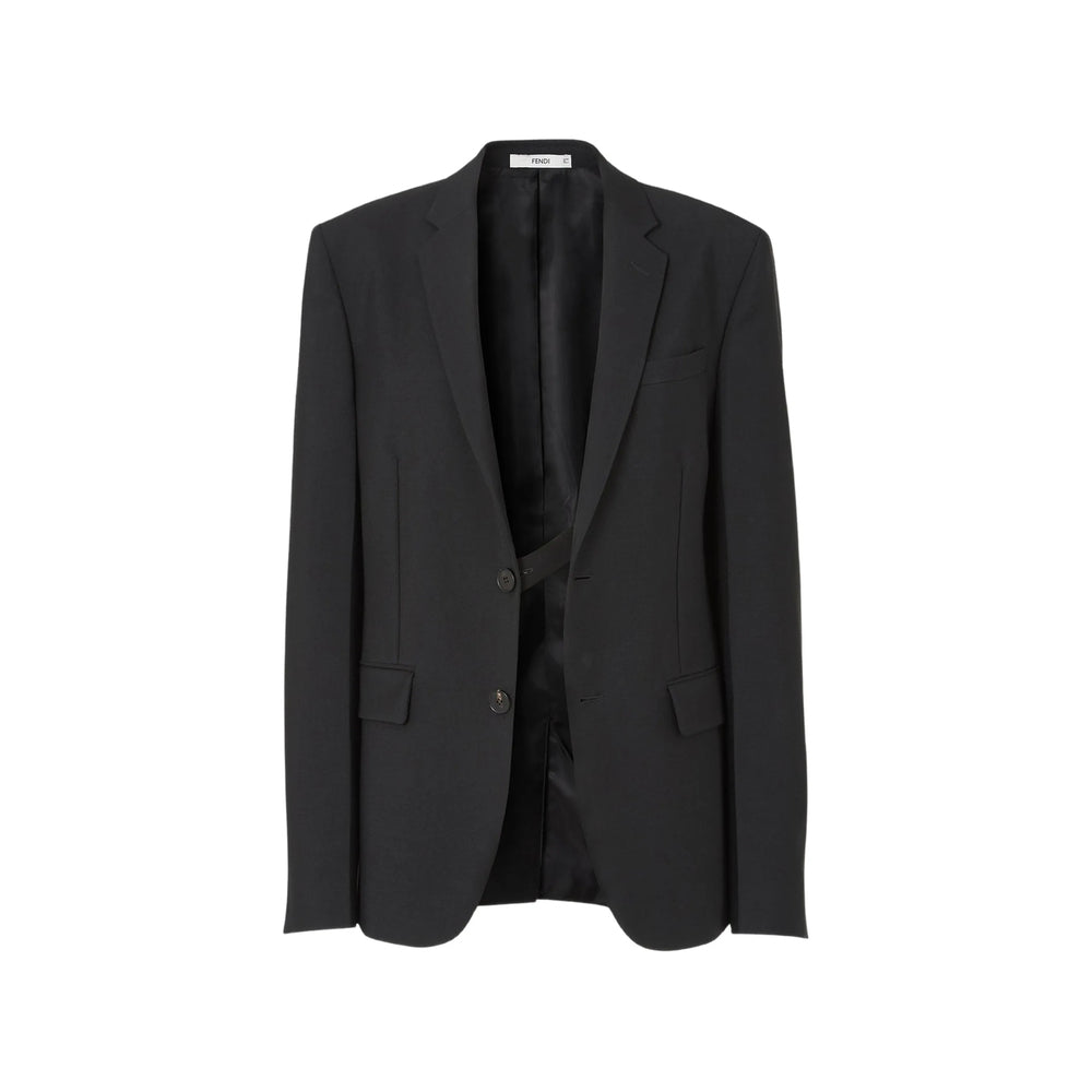 Fendi Black Jackets - Blazers Women FENDI