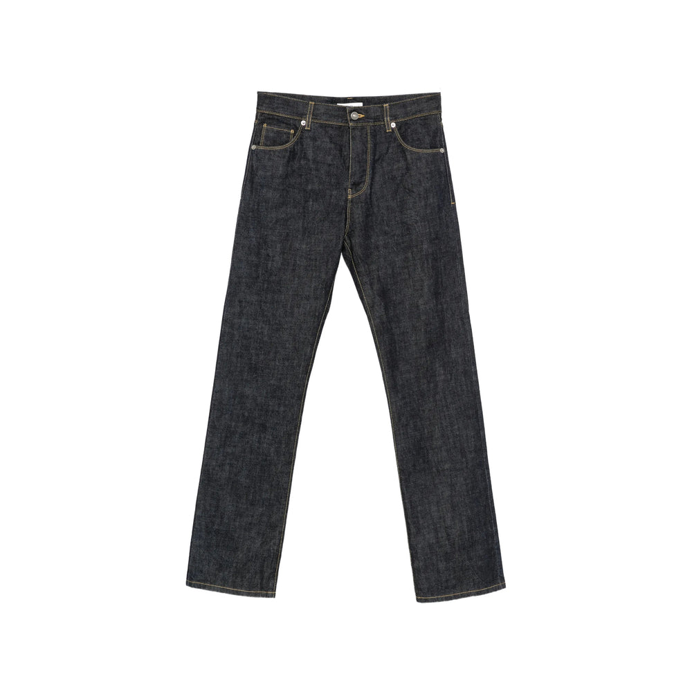 Fendi Blue Denim - Straight-Leg Jeans Women FENDI