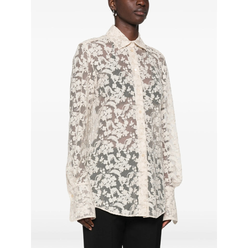Fendi Neutrals Tops - Shirts Women FENDI
