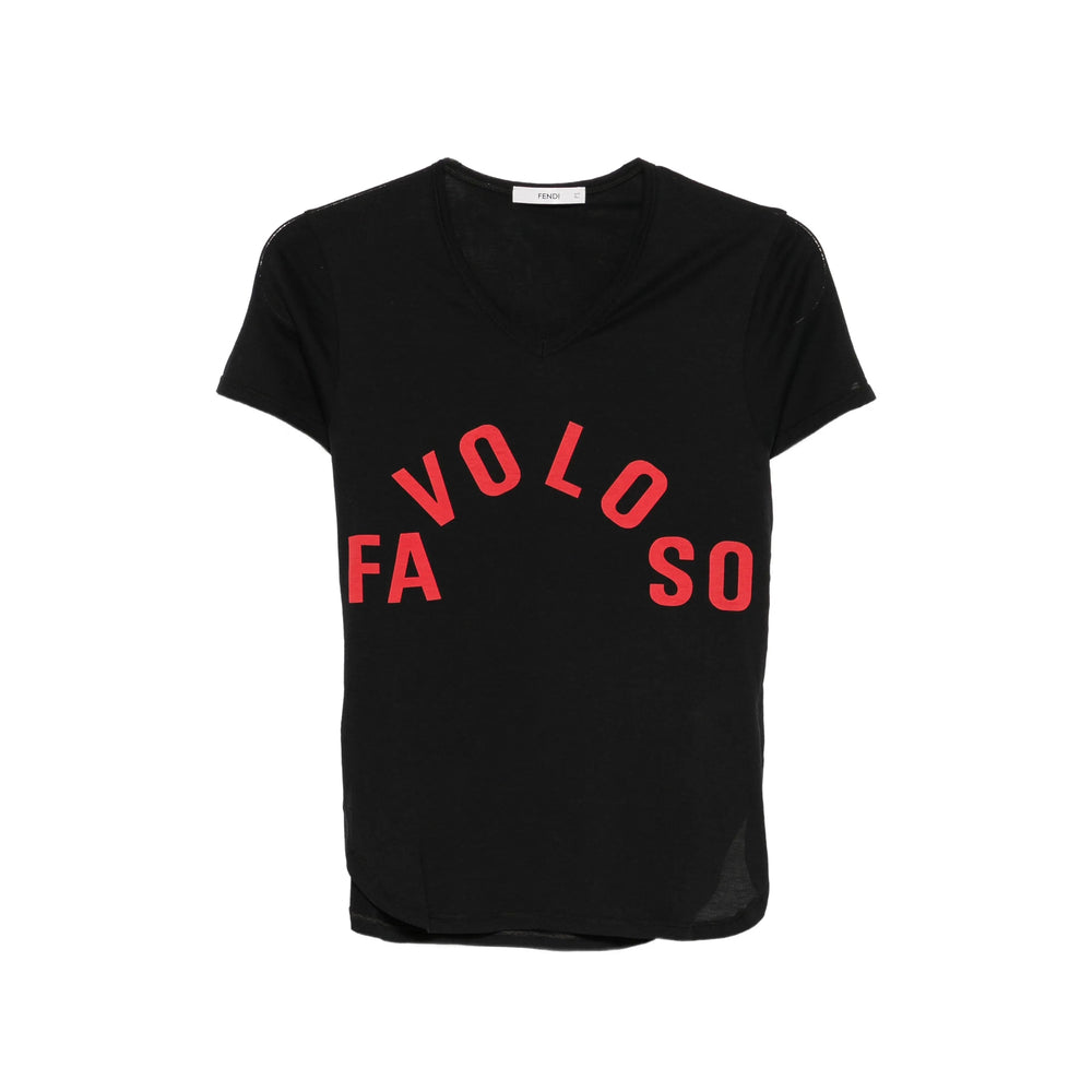 Fendi Black Tops - T-Shirts & Jerseys Women FENDI