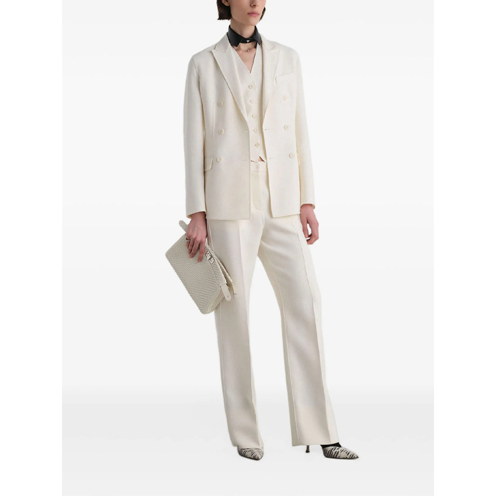 Fendi White Jackets - Waistcoat & Gilets Women FENDI