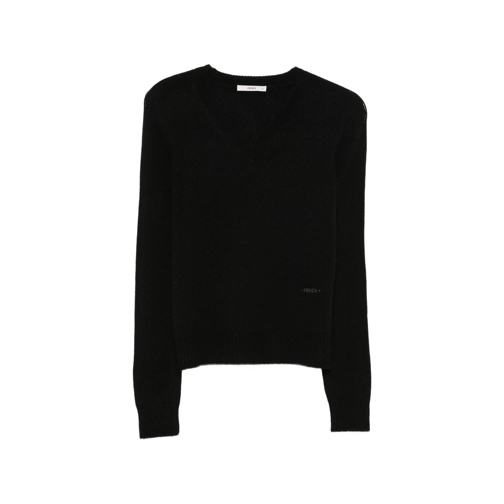 Fendi Black Knitwear - Jumpers Women FENDI