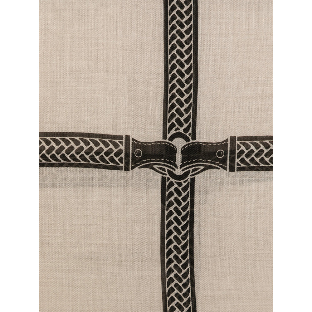 Fendi Neutrals Scarves Women FENDI