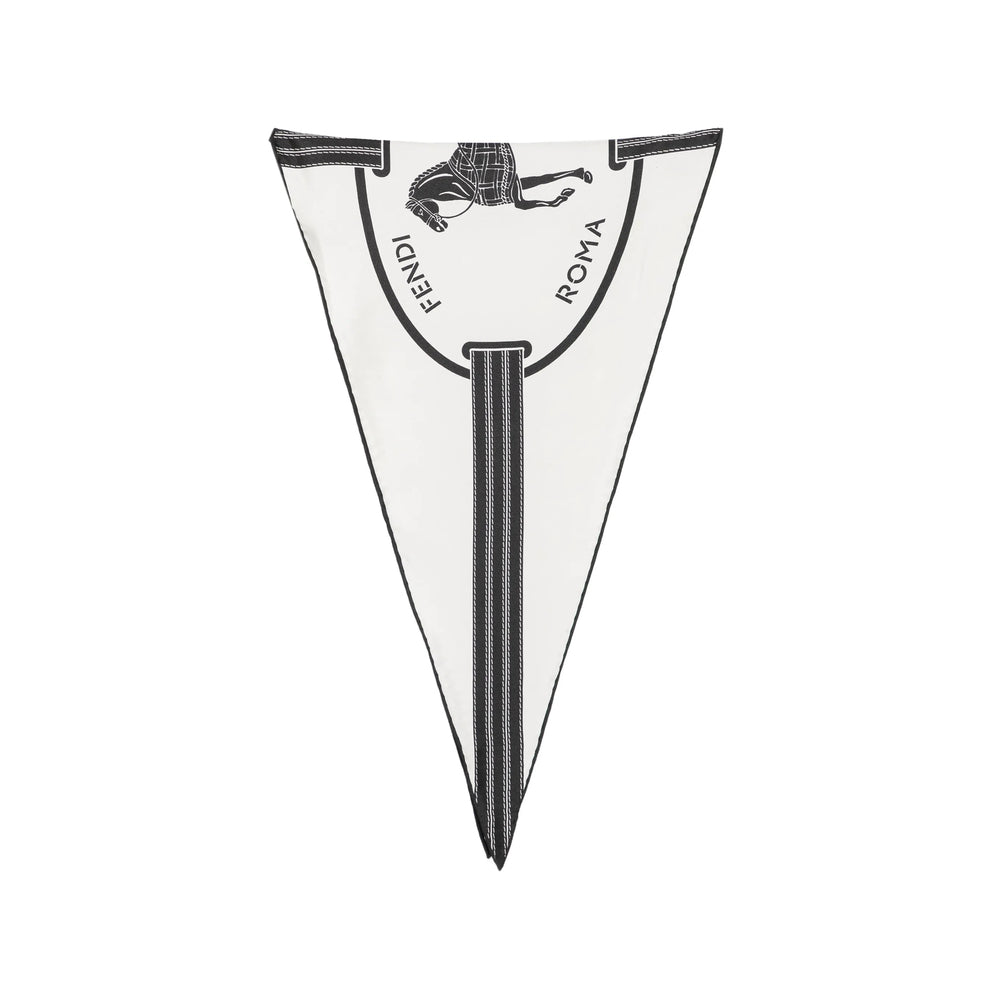 Fendi White Scarves Women FENDI