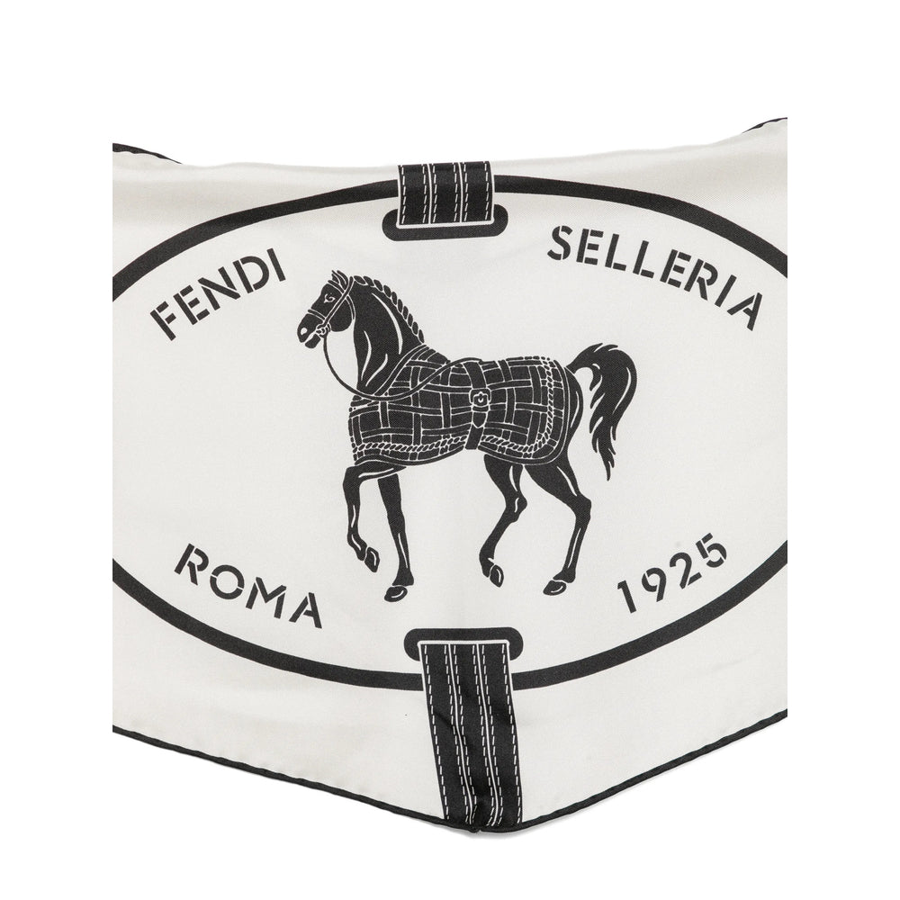 Fendi White Scarves Women FENDI