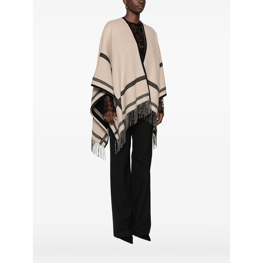 Fendi Neutrals Jackets - Capes & Ponchos Women FENDI