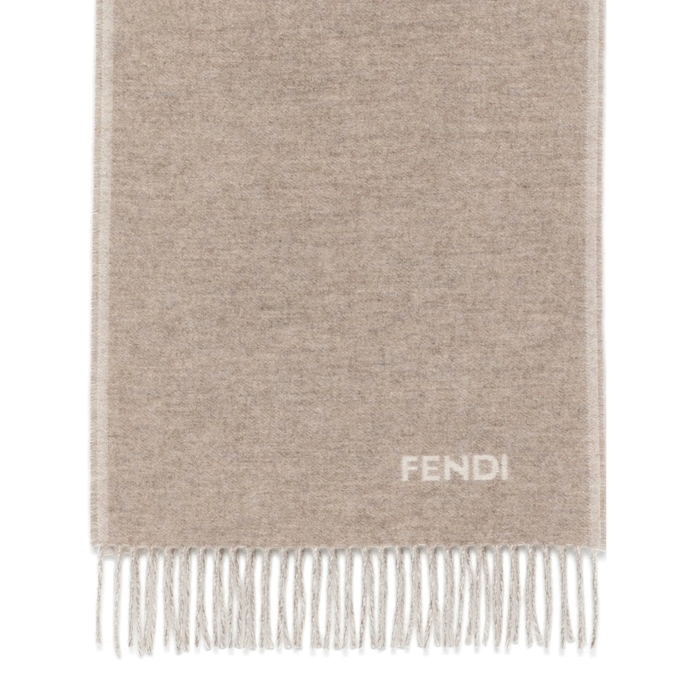 Fendi Neutrals Scarves Men FENDI