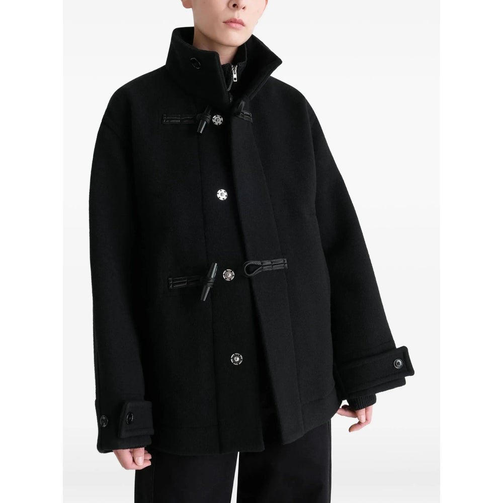 Lemaire Black Coats - Single Breasted Coats Women LEMAIRE