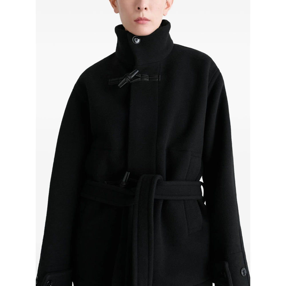 Lemaire Black Coats - Single Breasted Coats Women LEMAIRE