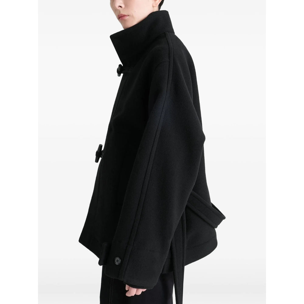 Lemaire Black Coats - Single Breasted Coats Women LEMAIRE