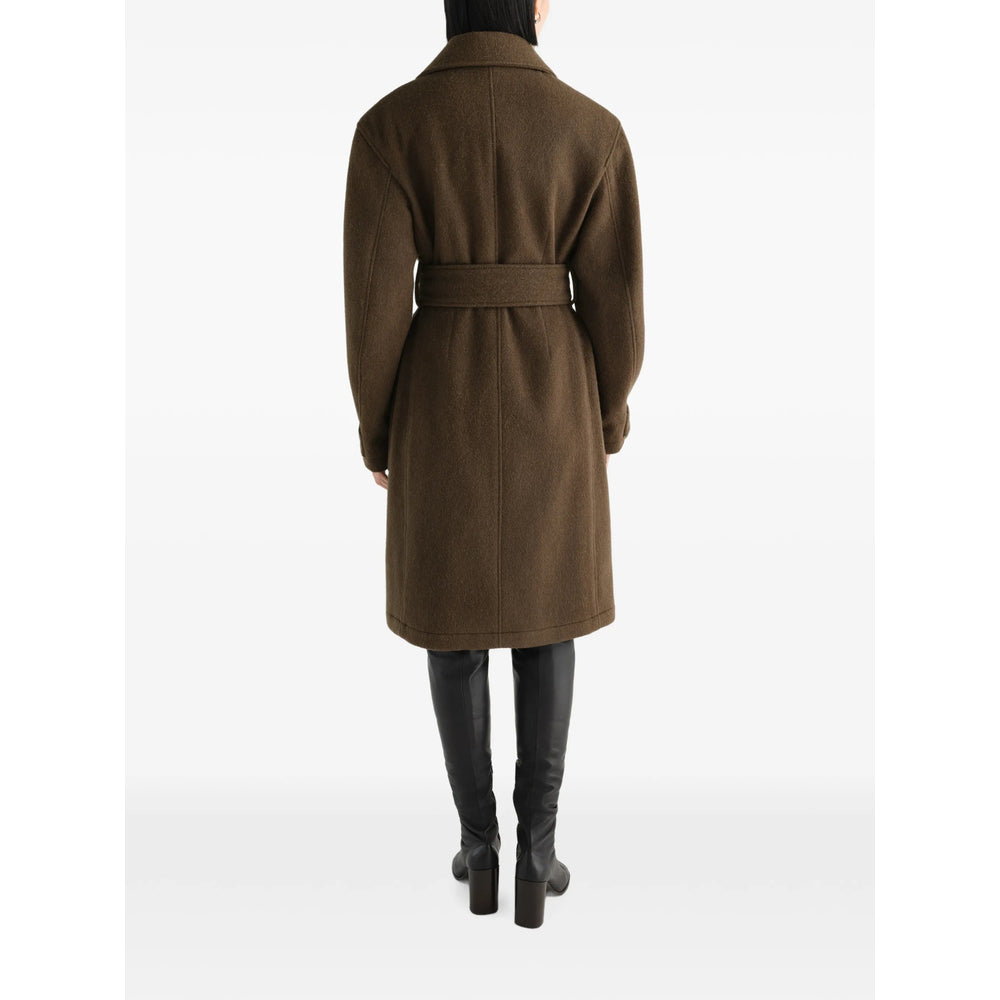 Lemaire Brown Coats - Single Breasted Coats Women LEMAIRE