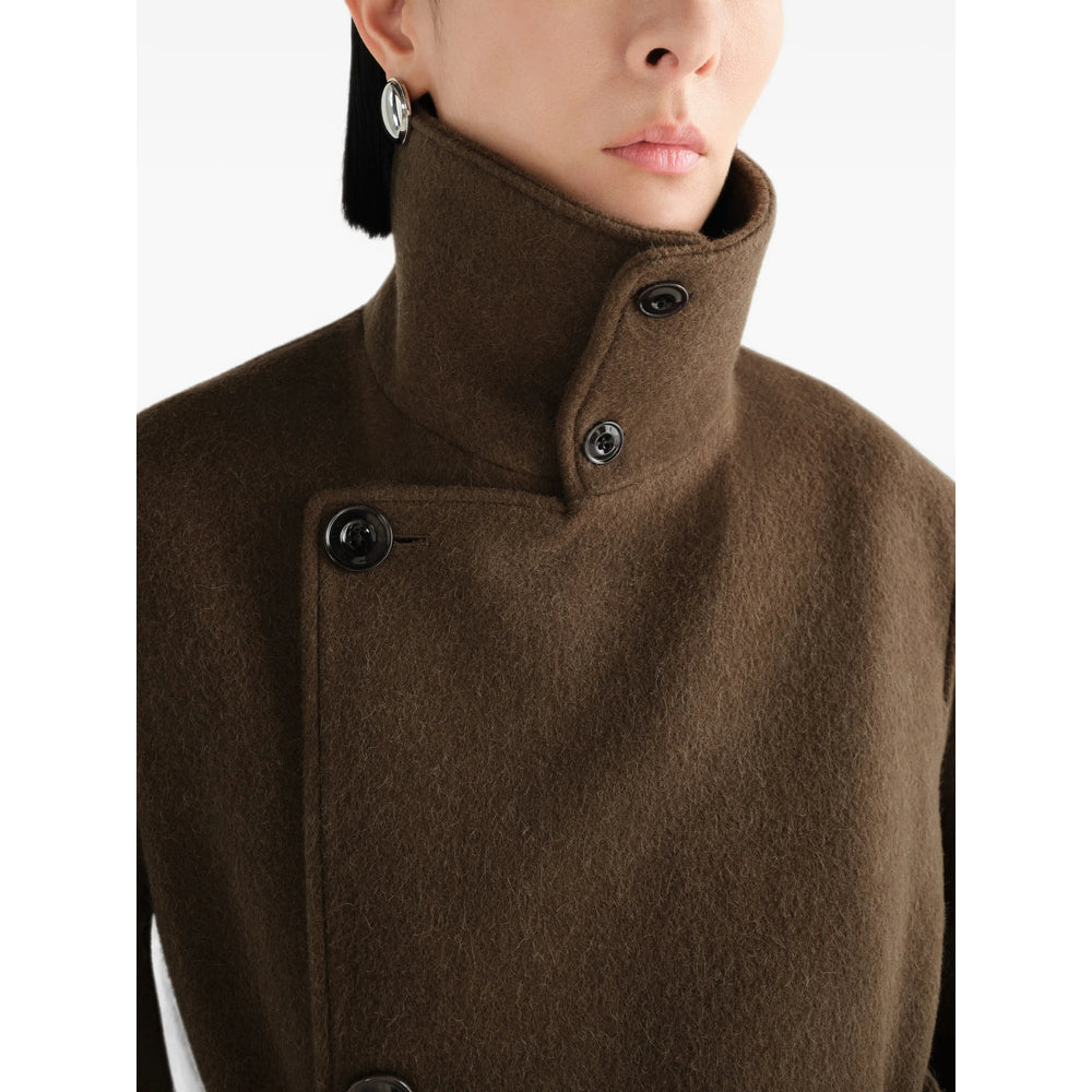 Lemaire Brown Coats - Single Breasted Coats Women LEMAIRE