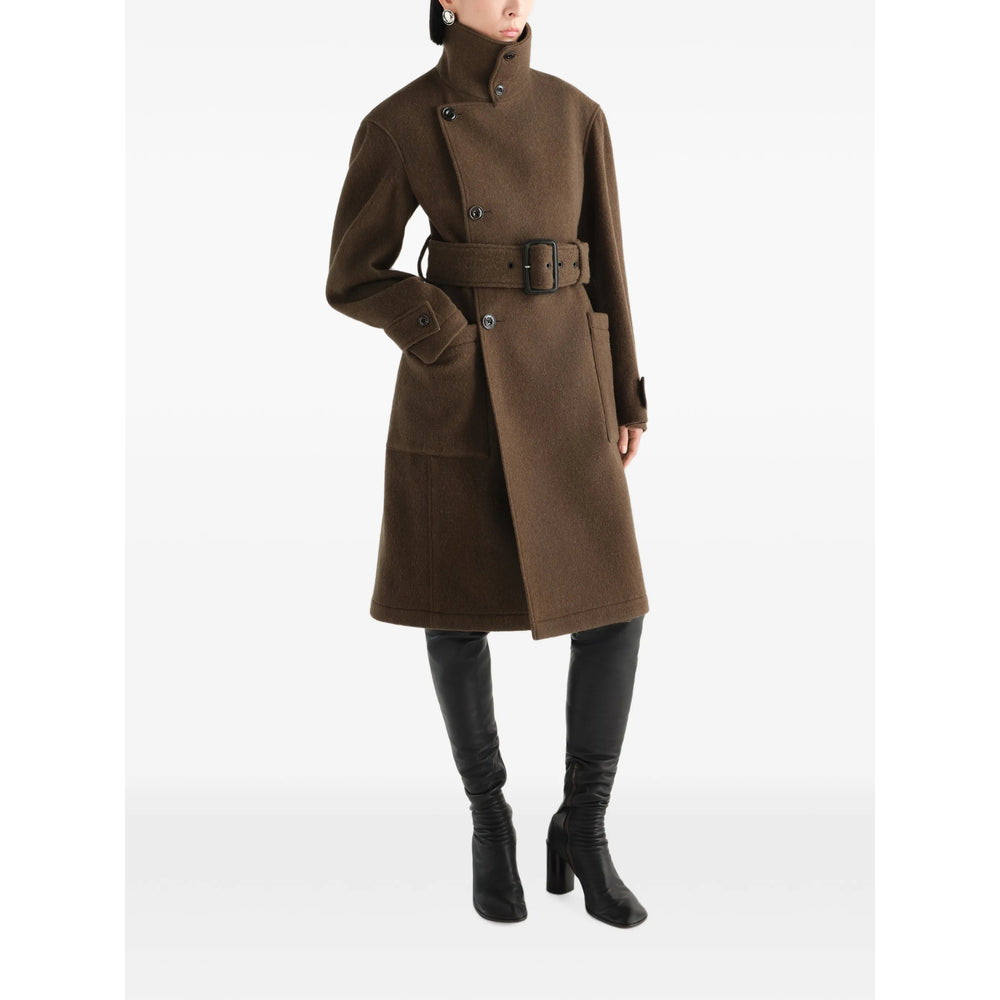Lemaire Brown Coats - Single Breasted Coats Women LEMAIRE