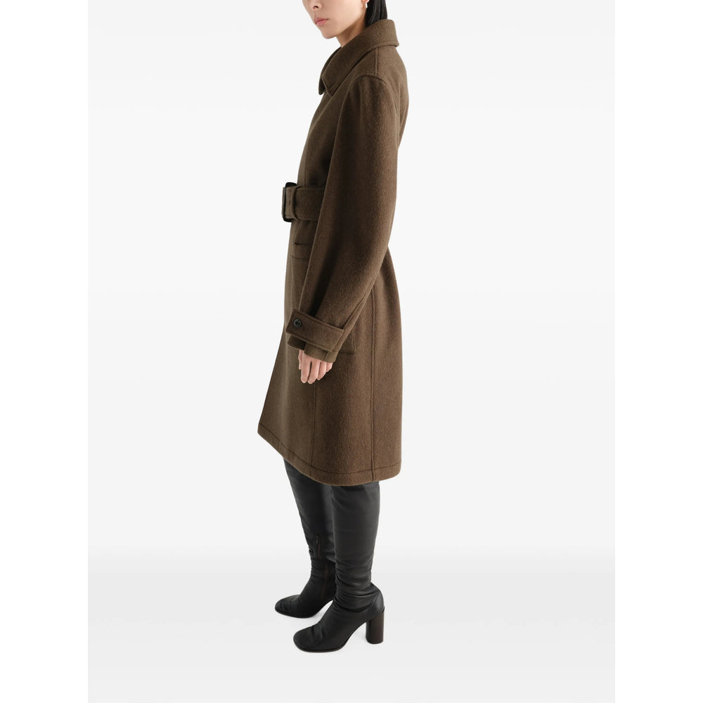 Lemaire Brown Coats - Single Breasted Coats Women LEMAIRE