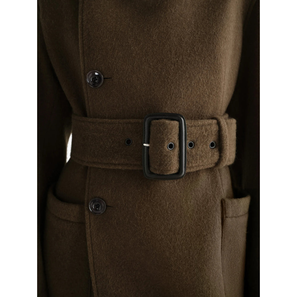 Lemaire Brown Coats - Single Breasted Coats Women LEMAIRE