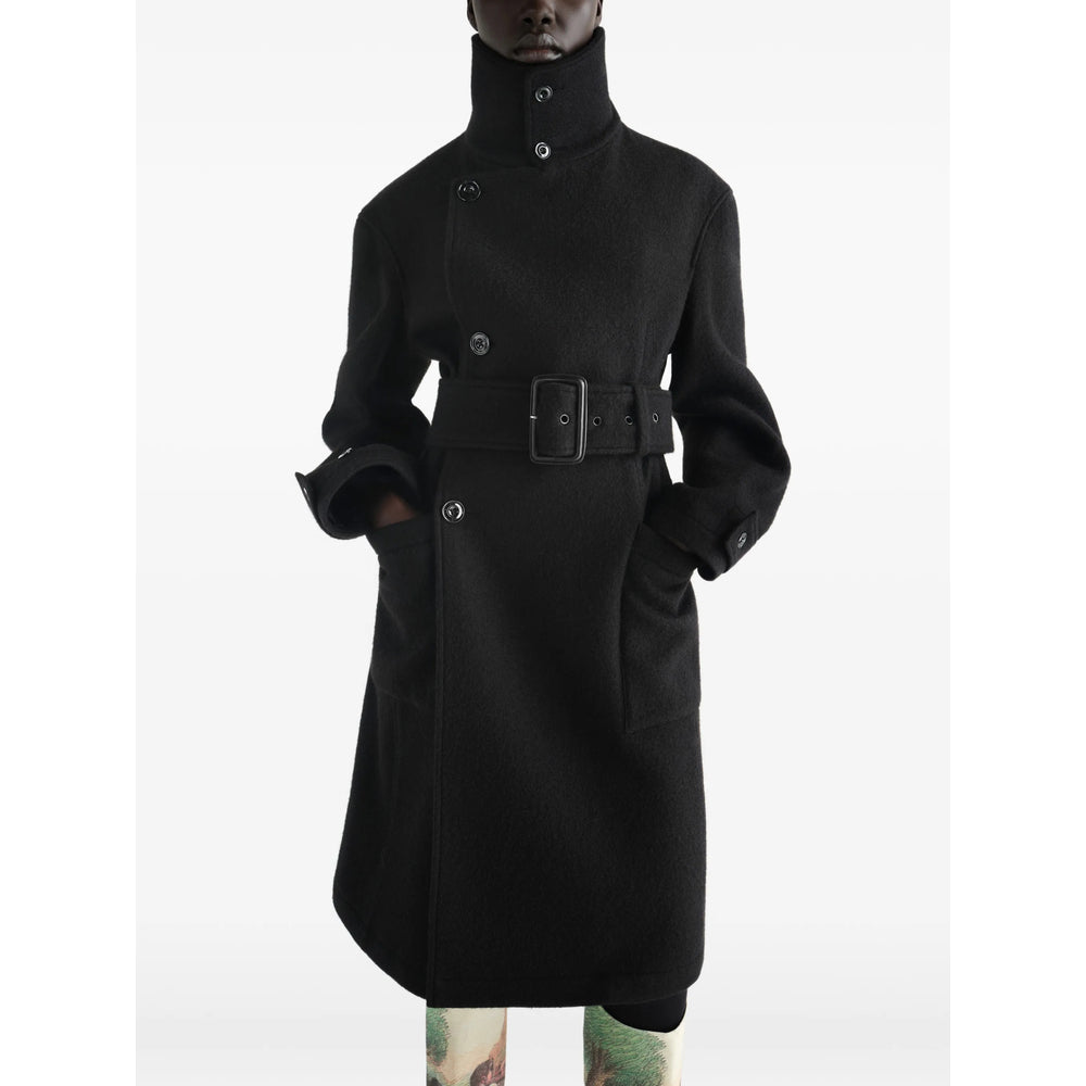 Lemaire Black Coats - Single Breasted Coats Women LEMAIRE
