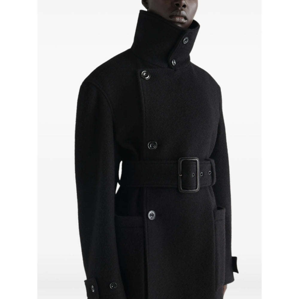 Lemaire Black Coats - Single Breasted Coats Women LEMAIRE