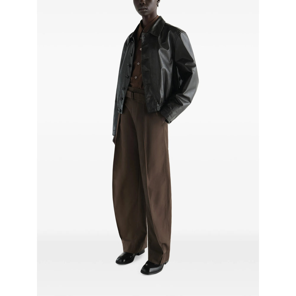 Lemaire Brown Trousers - Straight Trousers Women LEMAIRE