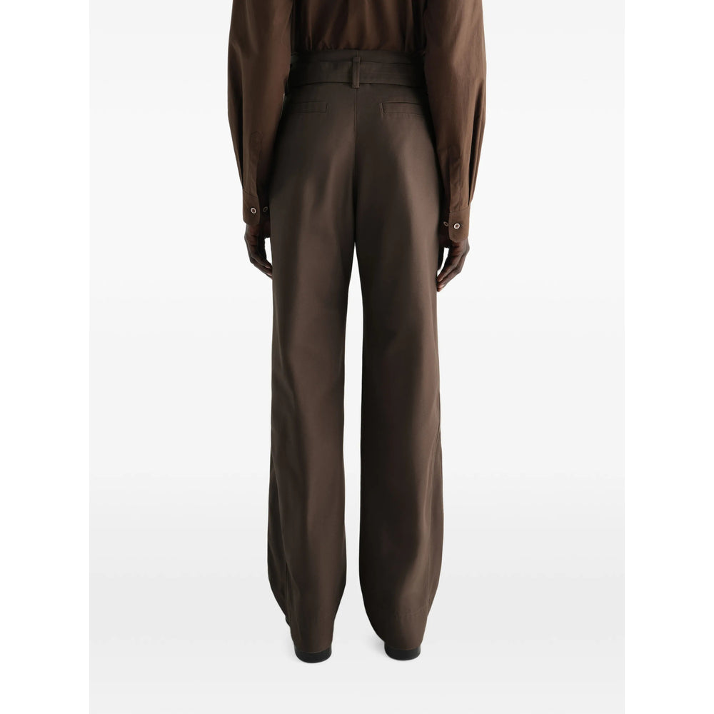 Lemaire Brown Trousers - Straight Trousers Women LEMAIRE