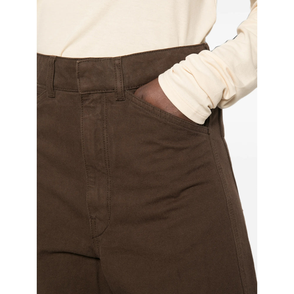 Lemaire Brown Trousers - Palazzo Pants Women LEMAIRE