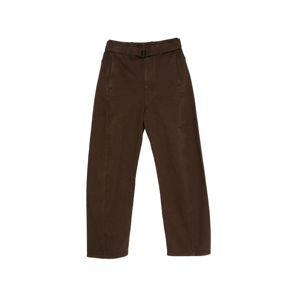 Lemaire Brown Denim - Wide-Leg Jeans Women LEMAIRE
