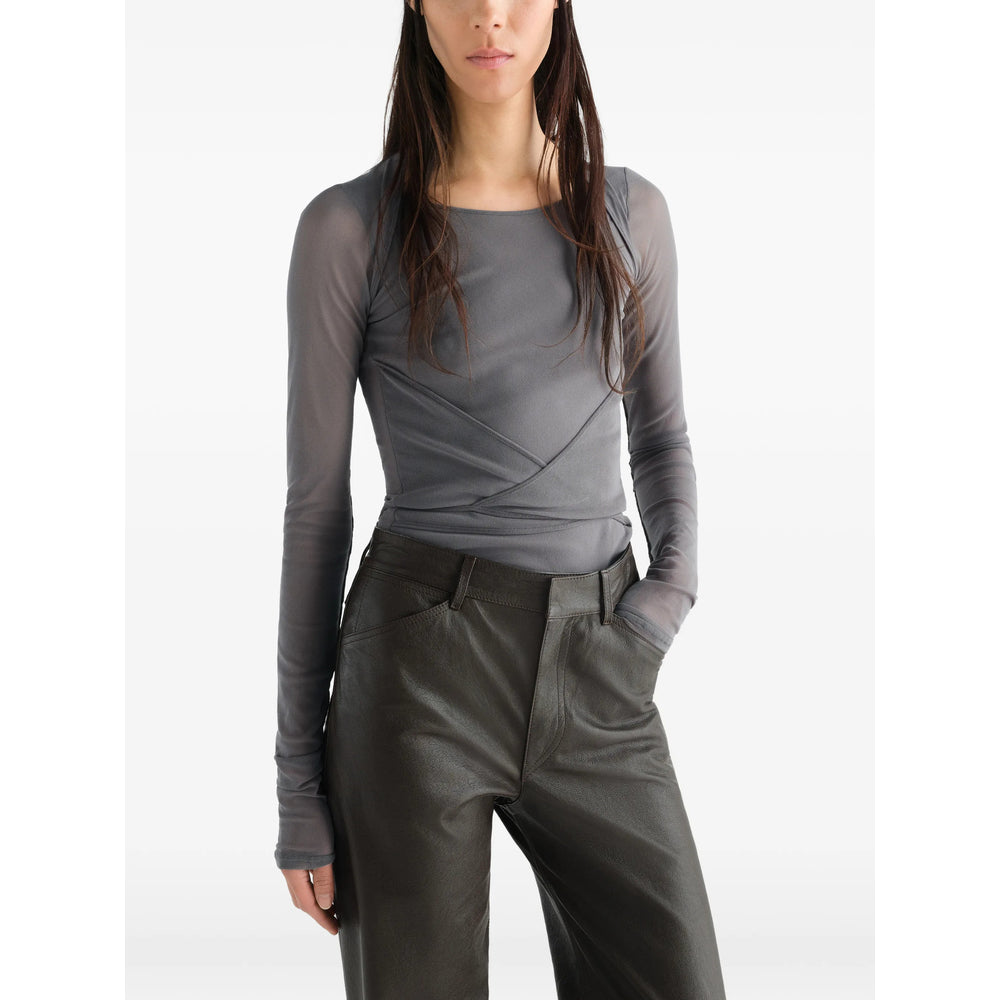 Lemaire Grey Tops Women LEMAIRE