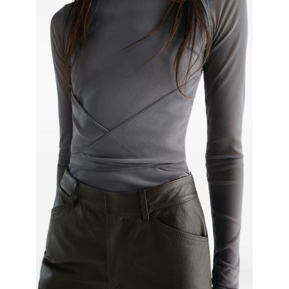 Lemaire Grey Tops Women LEMAIRE