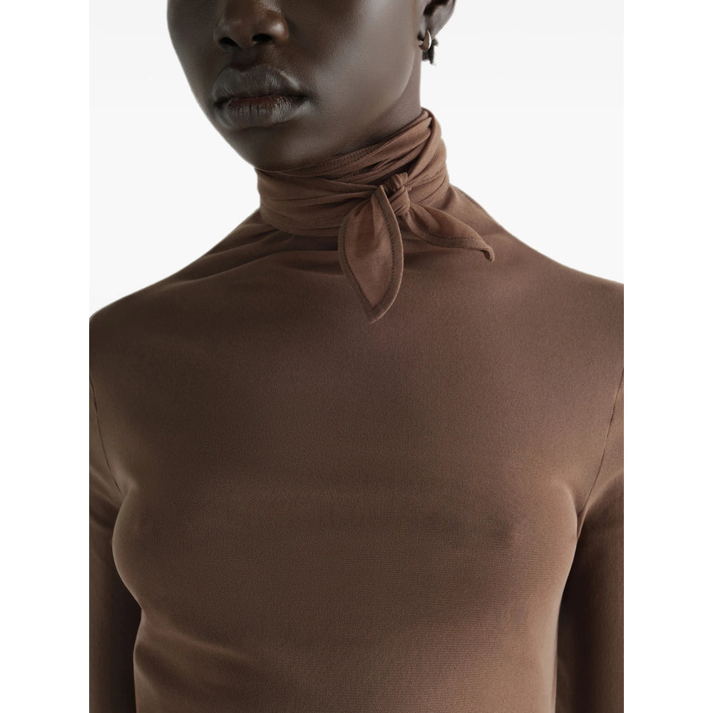 Lemaire Brown Tops Women LEMAIRE